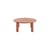 Table basse Undique Mas bois orange / Ø 85 x H 30 cm - Patricia Urquiola, 2023 - Kartell
