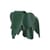 Decorazione Eames Elephant (1945) legno verde / L 78,5 cm - Compensato / Edizione limitata - Vitra