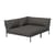 Divano da giardino modulare Level 2 Cozy tessuto grigio - Houe