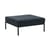 Outdoor-Hocker Level textil grau / 81 x 81 cm - Houe