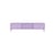 Meuble TV Octave V bois violet / Avec pieds - L 138 x P 30 x H 36,6 cm - MONTANA