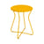Cocotte Stool metal yellow / End table - H 45 cm / Metal - Fermob