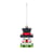 Weihnachtskugel Snow Cube glas bunt / Mundgeblasenes Glas, handbemalt - Alessi