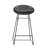 Smatrik High stool plastic material black / Indoor - H 65 cm - Kartell