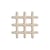 Dessous de plat Grid céramique beige / 19 x 19 cm - Grès - & klevering