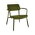 Fauteuil bas empilable Studie métal vert - Fermob