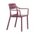 Fauteuil empilable Cassia rouge - NARDI