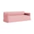Divano destro Mimi tessuto rosa / 3 posti - L 230 cm - Hay