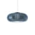 Teresa Pendant plastic material blue / Ø 50 cm - Recycled - Kartell