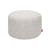 Sitzkissen Point Large Mingle textil weiß beige / Ø 70 cm - Bouclé-Stoff - Fatboy