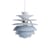 Suspension PH Snowball métal bleu / Poul Henningsen, 1924 - Ø 40 cm x H 39 cm - Louis Poulsen