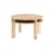 Table basse Tuck bois naturel / Plateau haut - Ø 70 cm - KARUP