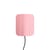 Wandleuchte mit Stromkabel Apex metall rosa / Orientable - Hay