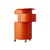 Chariot Barboy bois orange / Verner Panton, 1963 - Verpan