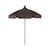 Ombrellone Lull tessuto marrone / Ø 200 cm - Ferm Living
