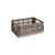Panier Colour Crate plastique gris Medium / 26,5 x 34,5 cm - Recyclé - Hay