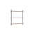 Regal Wall Shelving – ws.85.1 holz natur / B 85 x H 85 cm x Prof. 17,5 cm - MOEBE