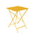 Table pliante Bistro métal jaune / 57 x 57 cm - Acier / 2 personnes - Fermob