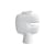 Tribal Medium Vase ceramic white / W 22.5 x H 30 cm - 101 COPENHAGEN
