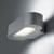 Talo LED Wall light metal grey / L 21 cm - Artemide