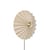 Wandleuchte mit Stromkabel Pliss textil beige / Ø 48 cm - HÜBSCH