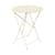 Bistro Foldable table metal beige / Ø 60 cm - 2 persons - Fermob