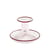 Bougeoir Flare Small verre rose / H 7,5 cm - Hay