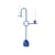 Blue Large Candelabra metal blue / L 30 x H 56 cm - Metal - Cappellini