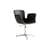 Fauteuil pivotant Juli Plastic noir - Cappellini