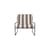 Poltrona imbottita Desert Stripe tessuto marrone - Ferm Living