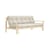 Divano convertibile Unwind legno bianco / L 218 cm - KARUP