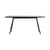 Table rectangulaire Baguette noir / 160 x 90 cm - Stratifié Fenix - Magis