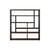 Bibliothèque Eda bois marron / L 181 x H 188 cm - Ethnicraft