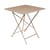 Tavolo pieghevole Bistro metallo beige 71 x 71 cm - Pieghevole - Con foro per parasole - Fermob