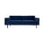 Canapé droit Wind tissu bleu / L 200 cm - Velours - BROSTE COPENHAGEN