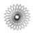 Sunflower Clock Clock wood black / By George Nelson, 1948-1960 / Ø 75 cm - Vitra