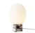Lampe de table JWDA verre marbre blanc / Marbre - Ø 19 x H 32 cm - Audo Copenhagen