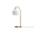 Lampe de table VL Ring Crown verre blanc / Réédition 1940 - Louis Poulsen
