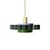 Suspension Gigi Olivia vert n°3 / Ø 28 x H 14,5 cm - Plastique recyclé, fabriqué en France - Warren & Laetitia
