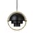 Suspension Multi-Lite Small métal noir / Ø 25 cm - Modulable & orientable / Réédition 1972 - Gubi