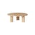 Tavolino Galta Forte legno naturale / Ø 100 x H 36 cm - KANN DESIGN