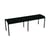 Banc Luxembourg métal noir 3/4 places - L 145 cm - Aluminium - Fermob
