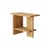 Tee End table natural wood / 60 x 30 x H 47.5 cm - NINE