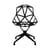 Fauteuil pivotant Chair One 4Star métal noir - Magis
