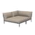 Divano da giardino modulare Level 2 Cozy tessuto beige - Houe