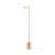 Okinawa LED Floor lamp natural wood / 1 adjustable diffuser - GOOD&MOJO
