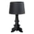 Bourgie Table lamp plastic material black / Matt version - H 68 to 78 cm - Kartell