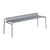 Banc Week-end métal gris / Aluminium - L 156 cm - Petite Friture