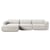 Canapé d'angle Develius E tissu beige / 4 places - L 309 cm / Dormeuse gauche - &tradition