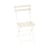 Chaise pliante Bistro métal beige - Fermob